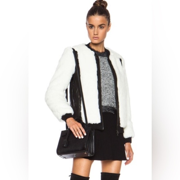 Pam & Gela Faux Fur Jacket - Picture 1 of 8